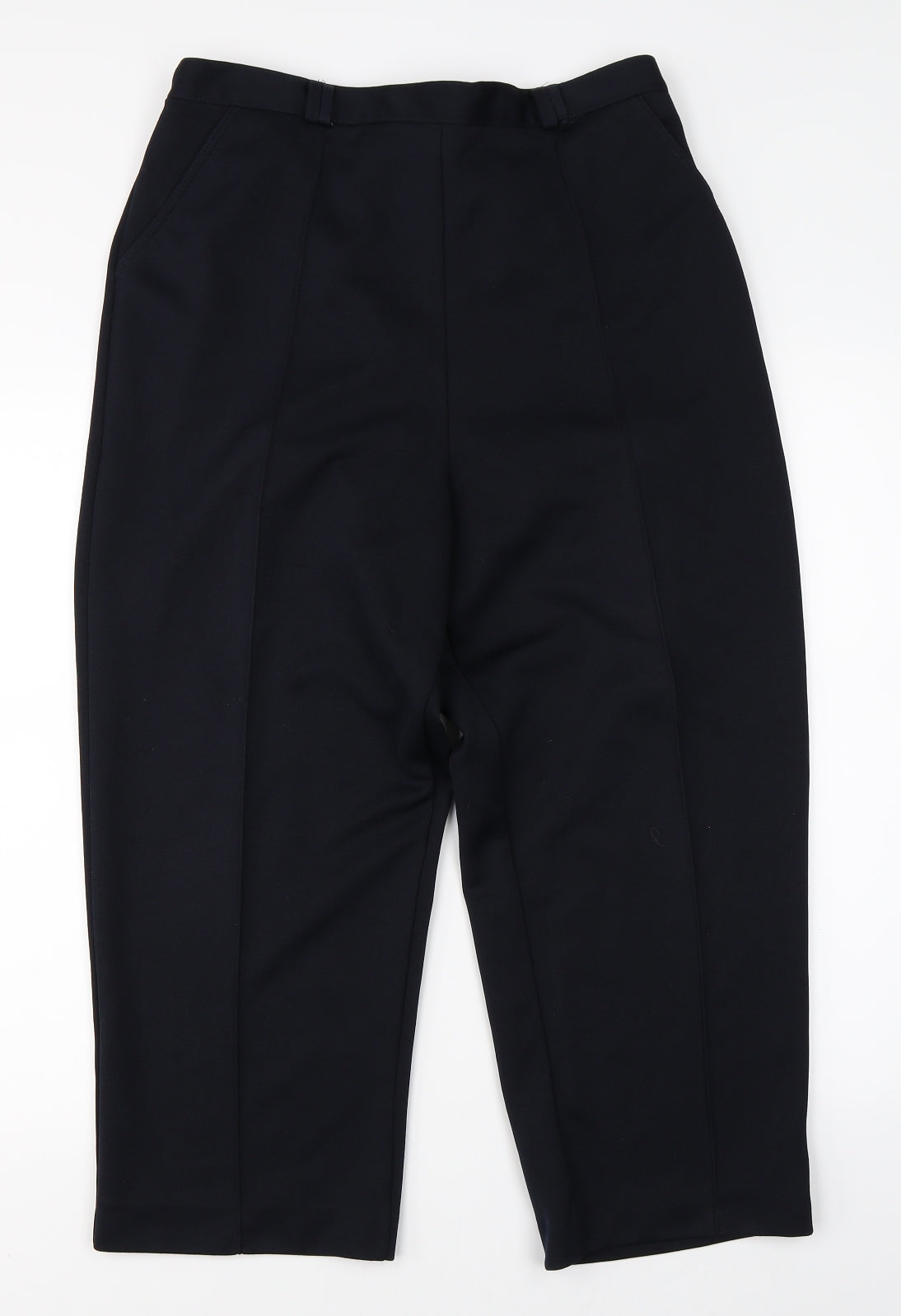BM Womens Black   Trousers  Size 16 L21 in