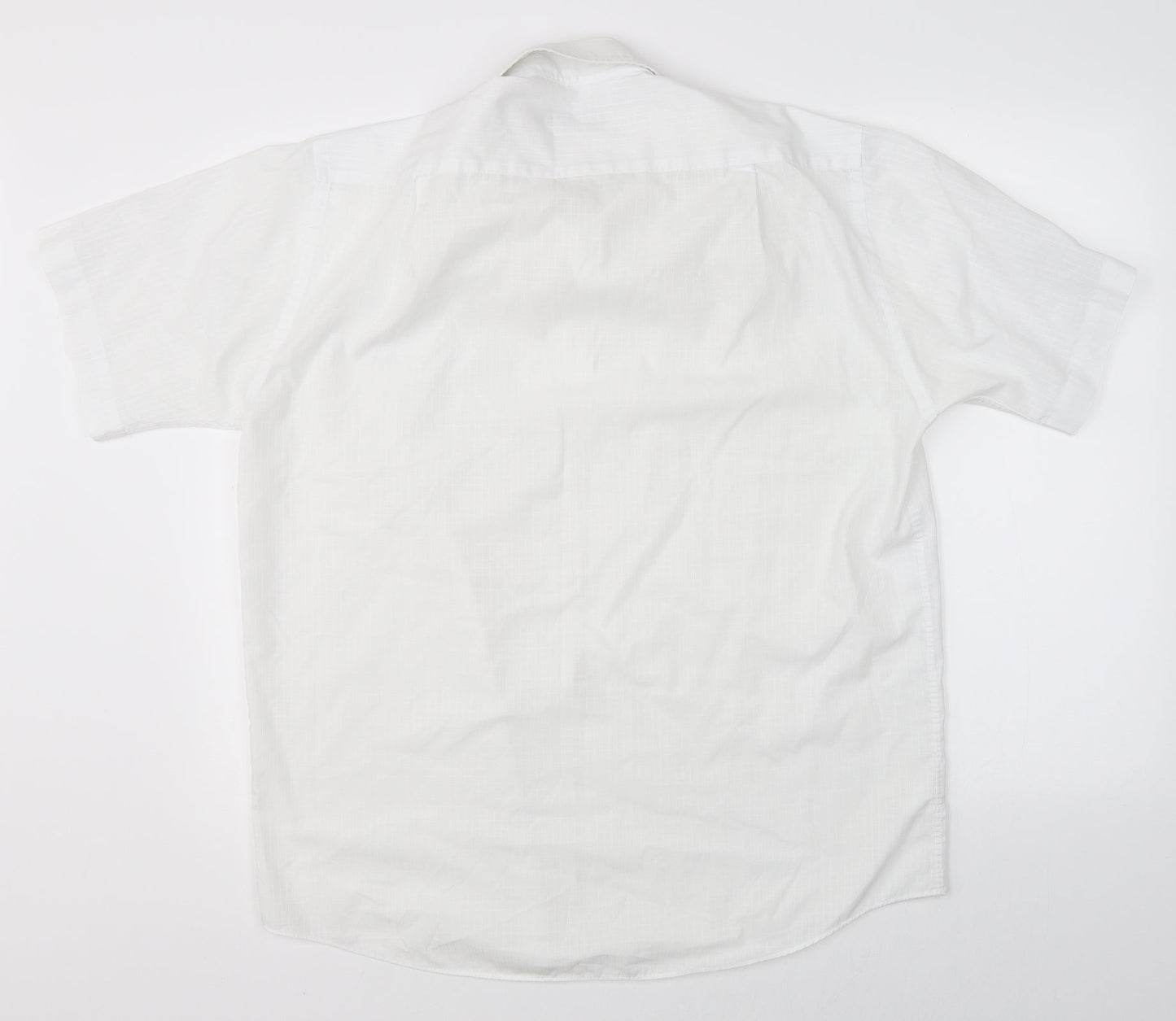 Marks & Spencer Mens White    Button-Up Size 40