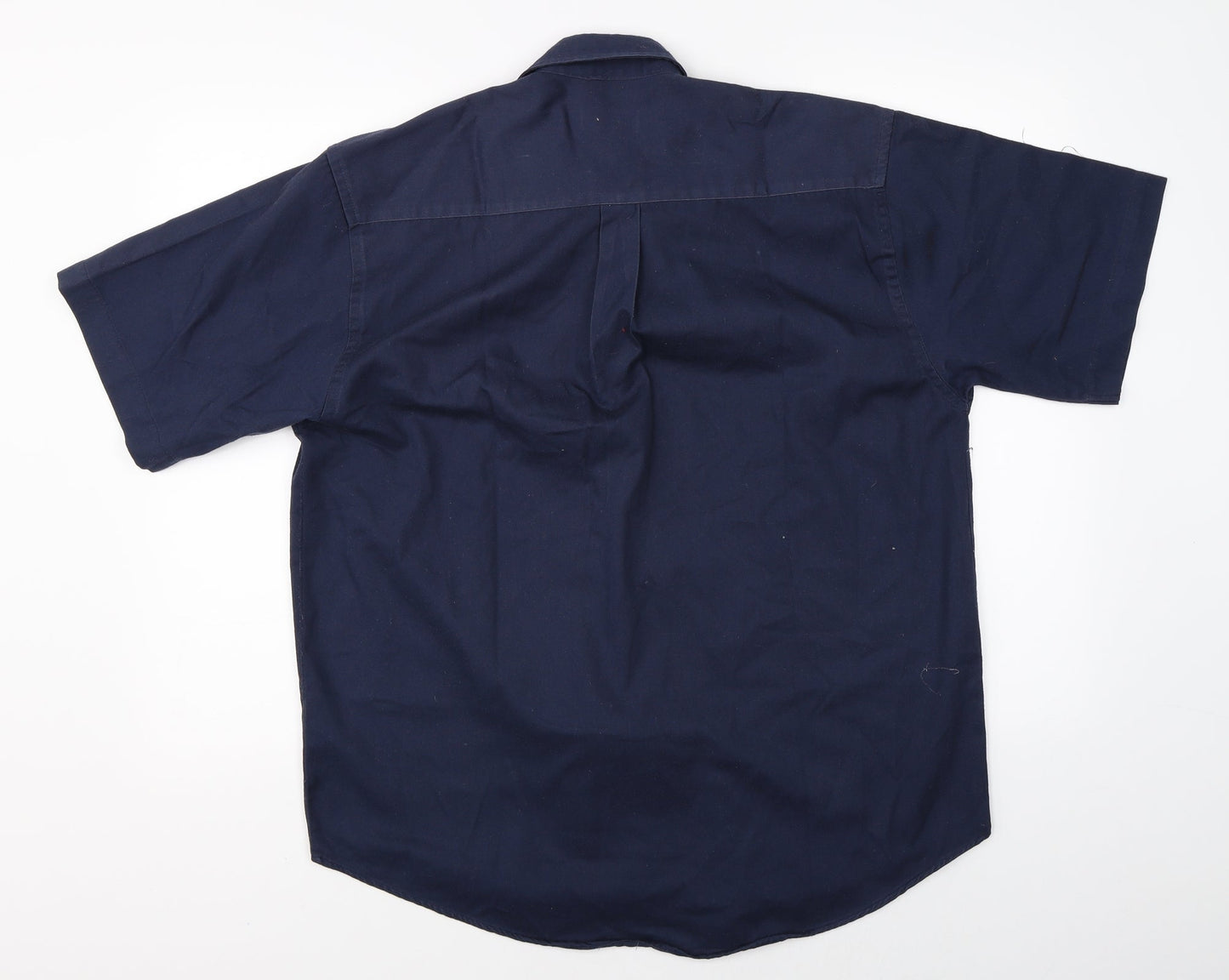 Metropol Mens Blue    Button-Up Size M