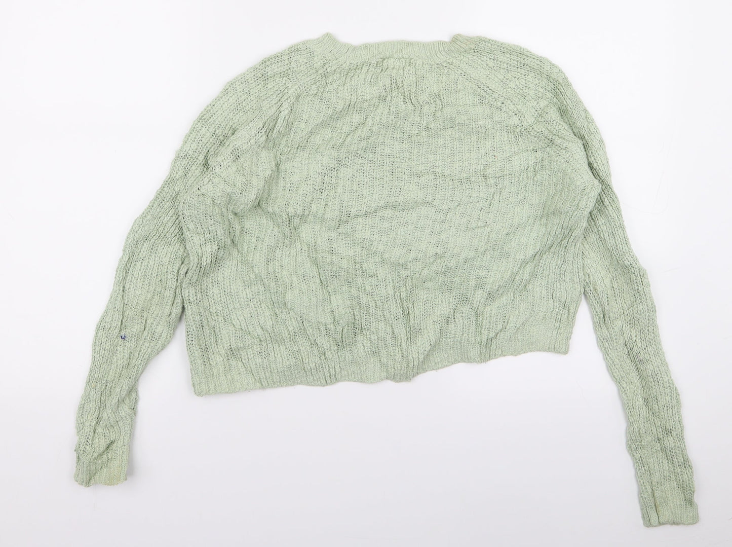 Topshop Womens Green   Pullover Jumper Size 10