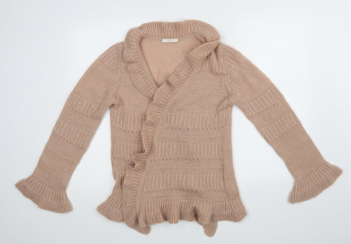 M&S Womens Pink   Wrap Jumper Size 14