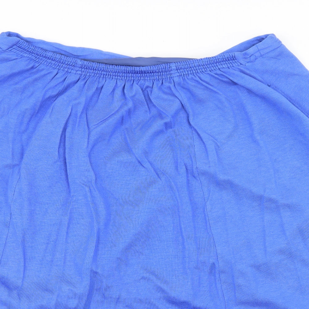 Country Collection Womens Blue   A-Line Skirt Size 34 in
