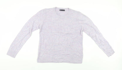 Preloved M&S Womens Purple   Pullover Jumper Size 14 - Front