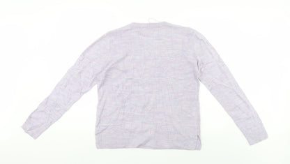 Preloved M&S Womens Purple   Pullover Jumper Size 14 - Back