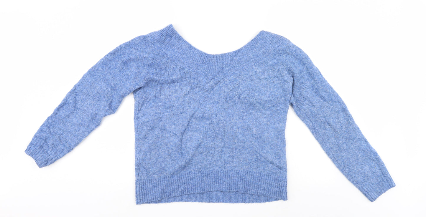 H&M Womens Blue   Pullover Jumper Size S