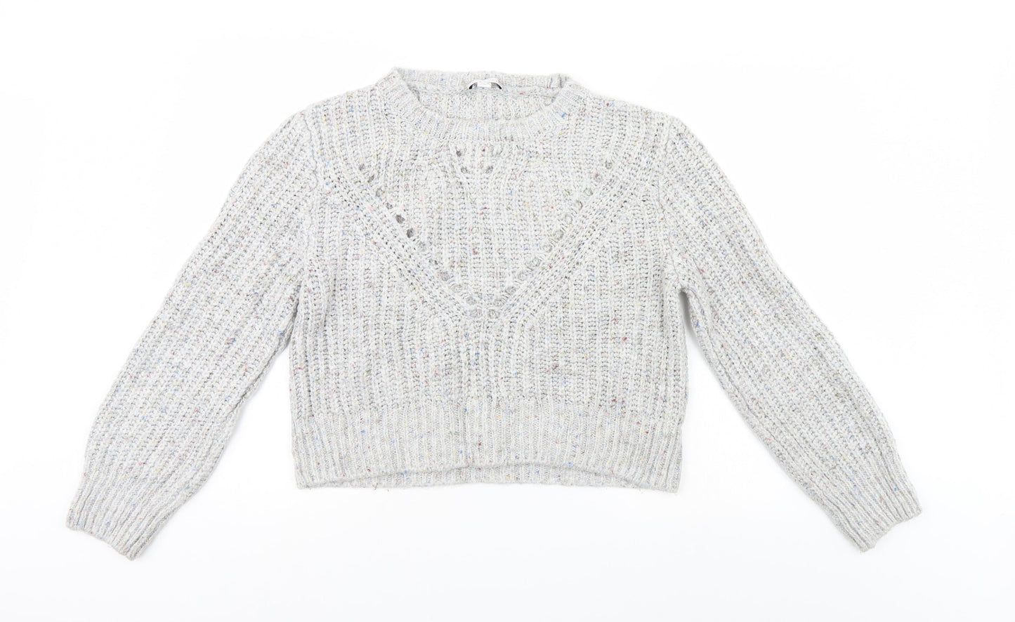 Top Shop Womens Grey   Pullover Jumper Size M