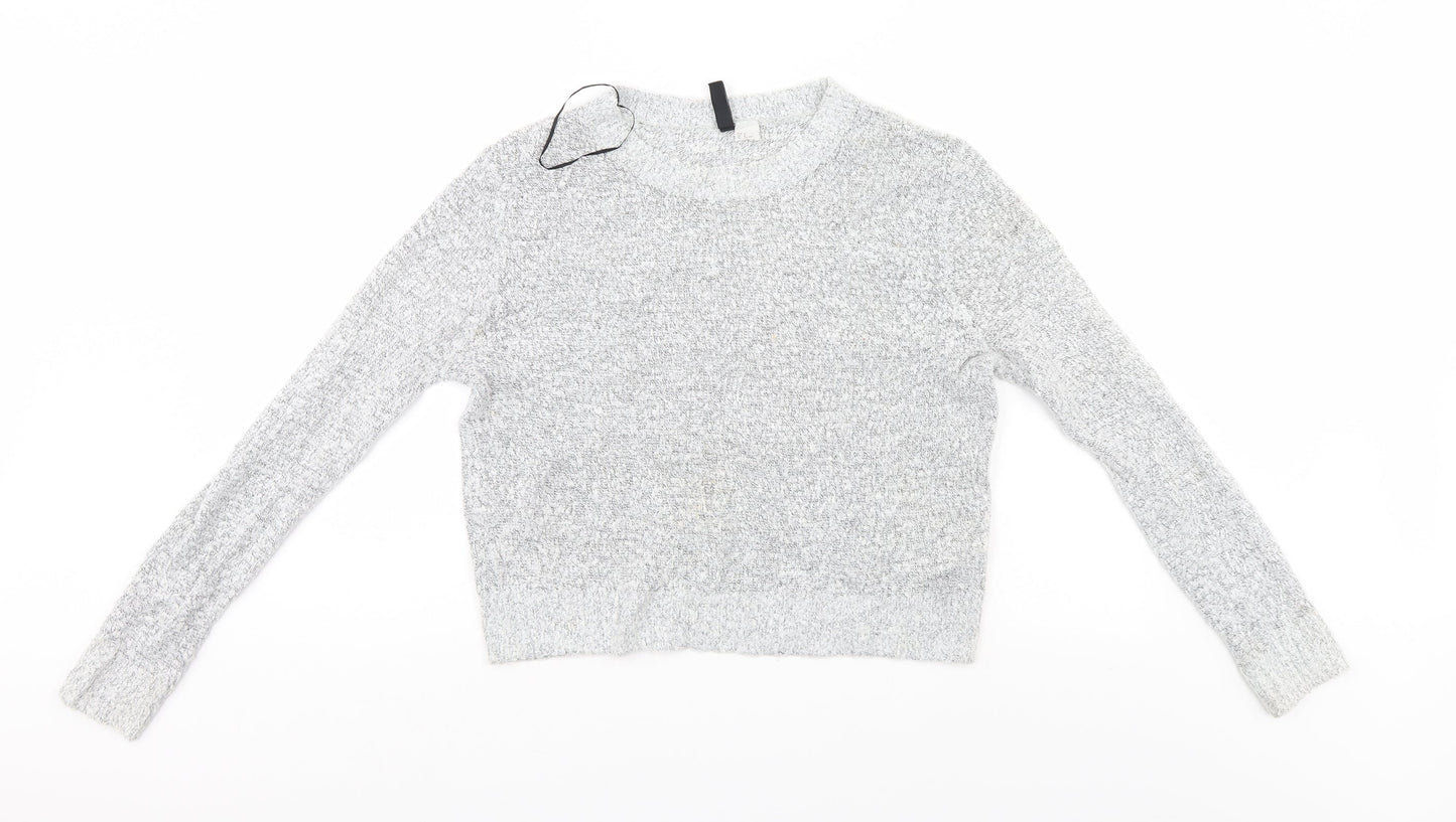 Divided Womens Grey   Pullover Jumper Size M