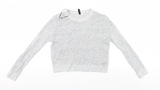 Divided Womens Grey   Pullover Jumper Size M