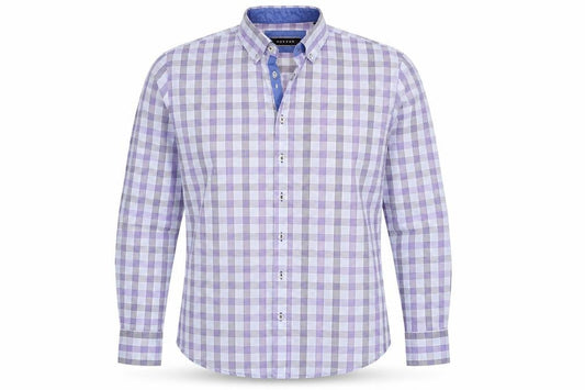 Morgan Mens Multicoloured Check   Button-Up Size 42  - Front pocket