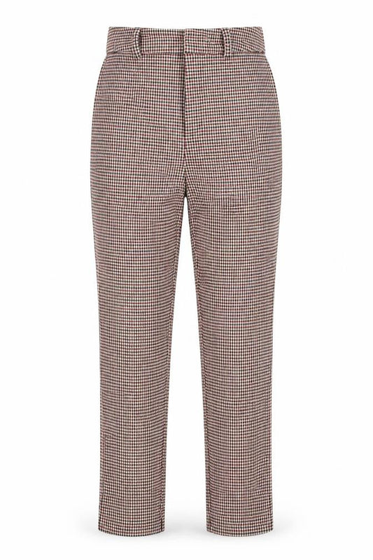astradivarius Womens Multicoloured Check   Trousers Size 8 L24 in