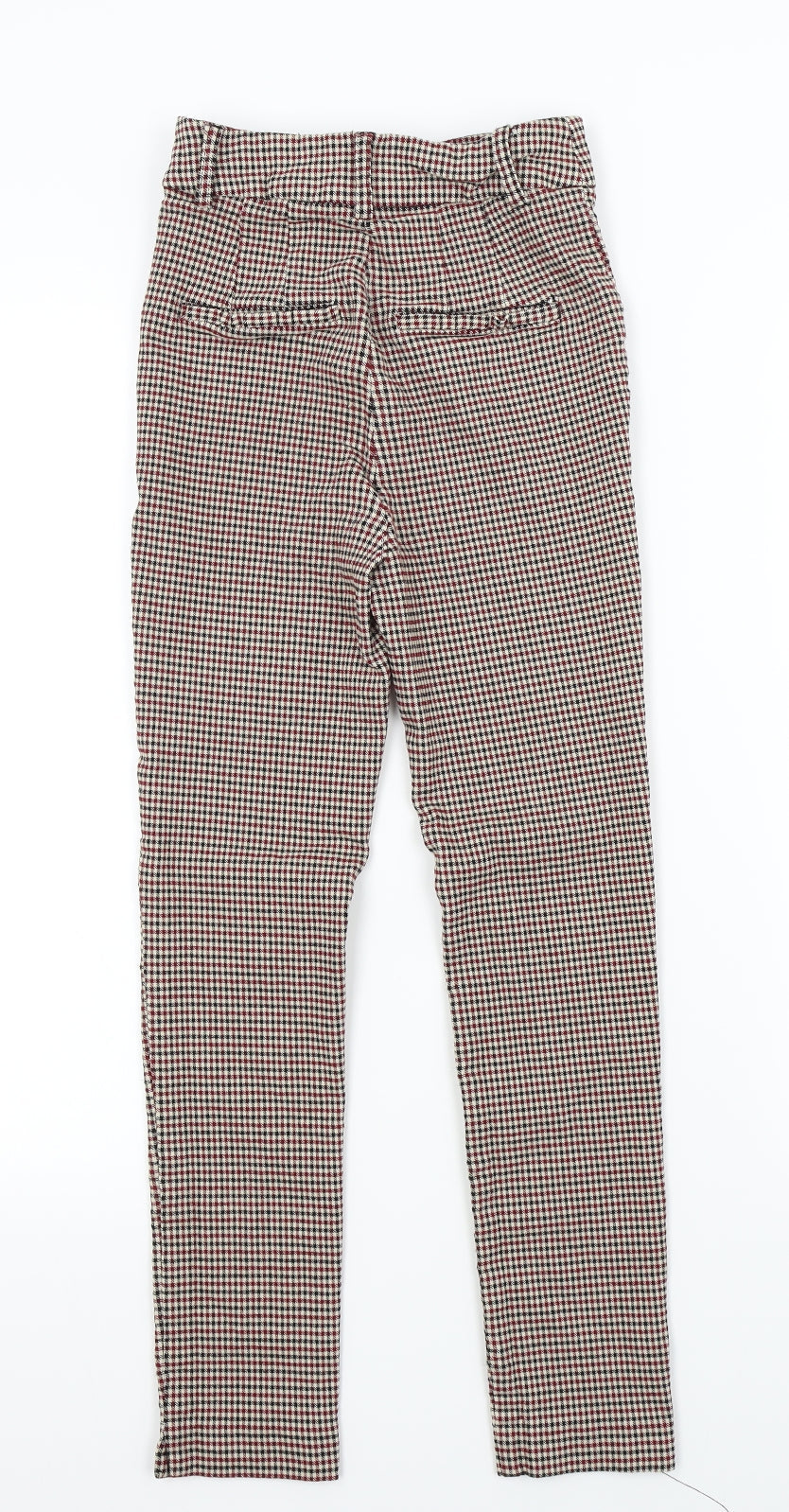 astradivarius Womens Multicoloured Check   Trousers Size 8 L24 in