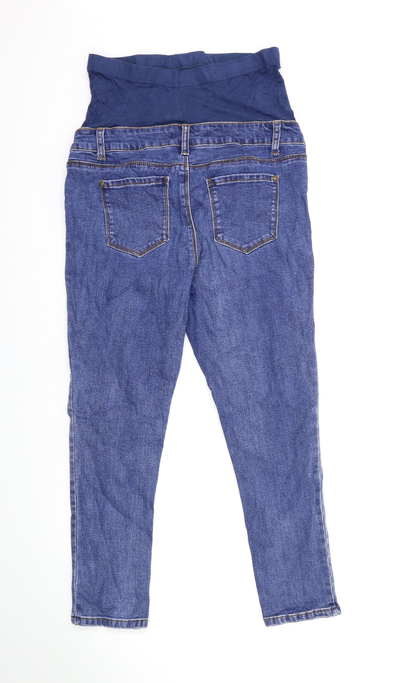 Dorothy Perkins Womens Blue  Denim Straight Jeans Size 8 L23.5 in