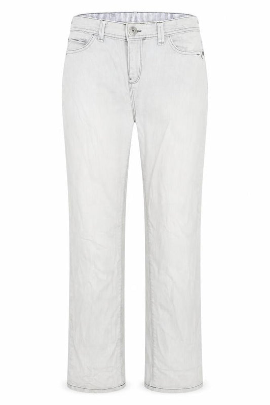 Next Womens Grey  Denim Straight Jeans Size 10 L30 in