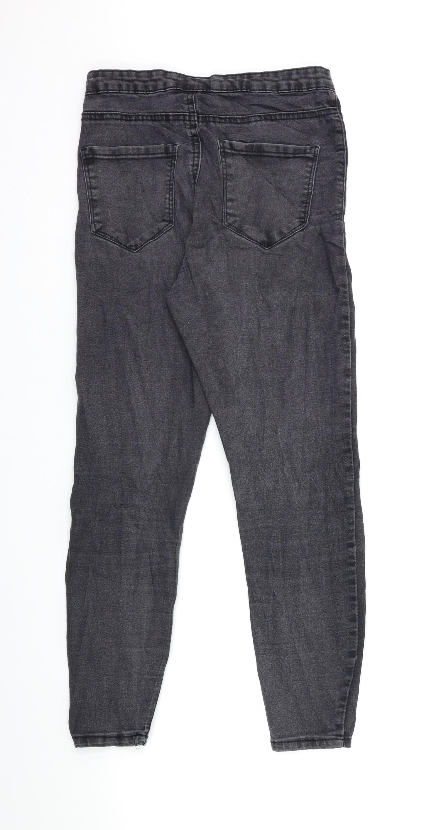 Primark Womens Grey   Skinny Jeans Size 8 L23.5 in