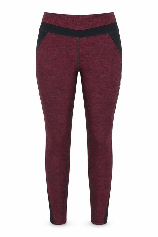 Bext Womens Red   Track Pants Leggings Size 8 L27 in - Burgundy