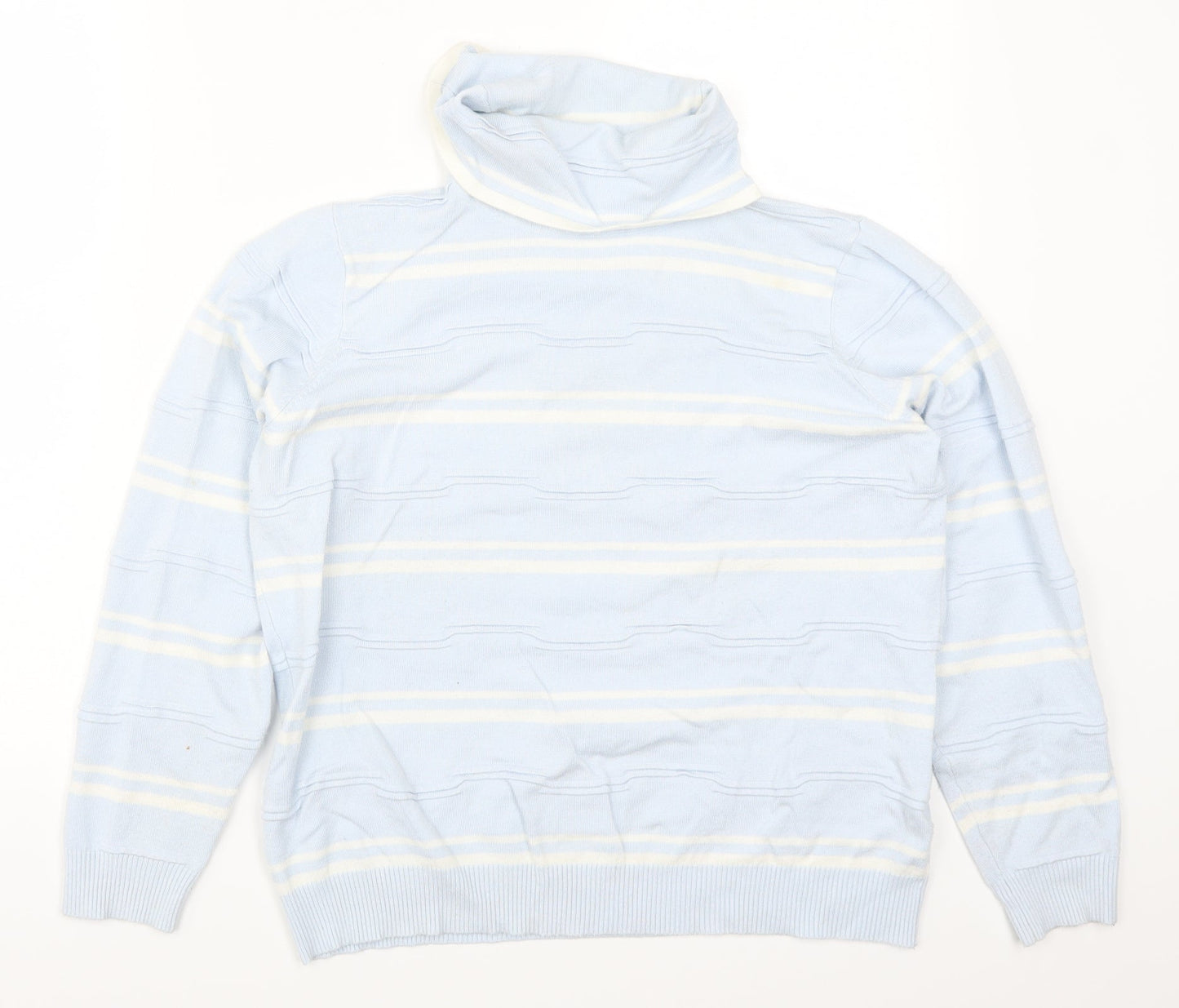 Eureca Womens Blue Striped  Pullover Jumper Size 18
