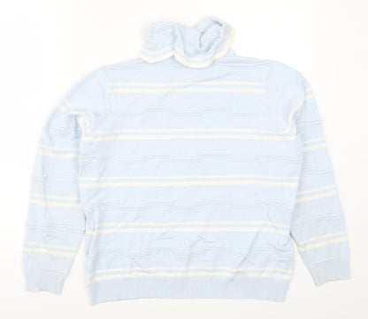 Eureca Womens Blue Striped  Pullover Jumper Size 18