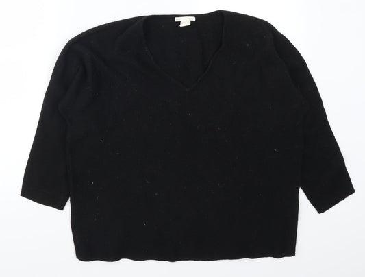H&M Womens Black   Pullover Jumper Size M