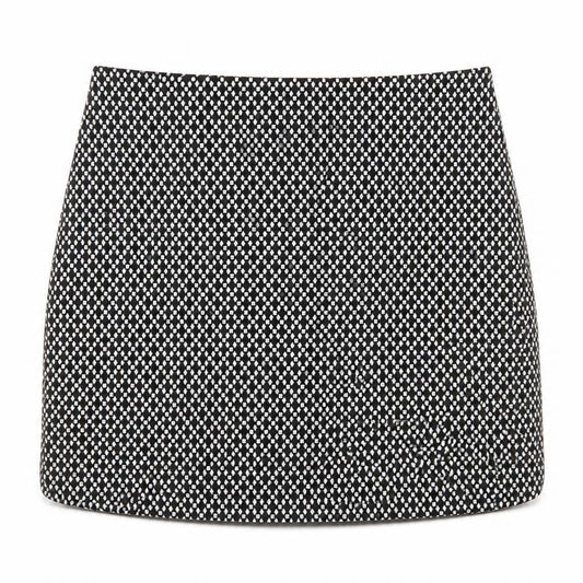 ORSAY Womens Black Geometric  Mini Skirt Size 30 in