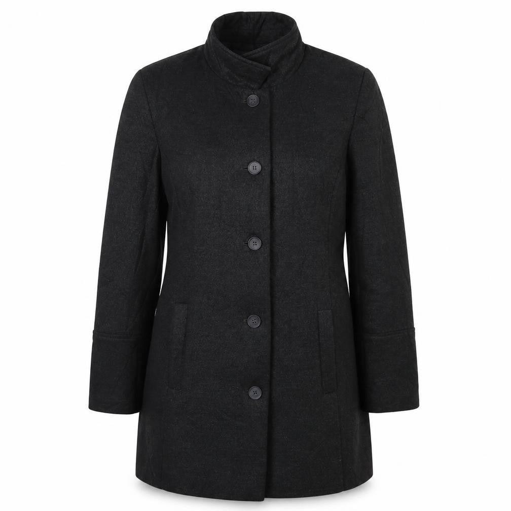 Manguun Womens Grey   Overcoat Coatigan Size 16