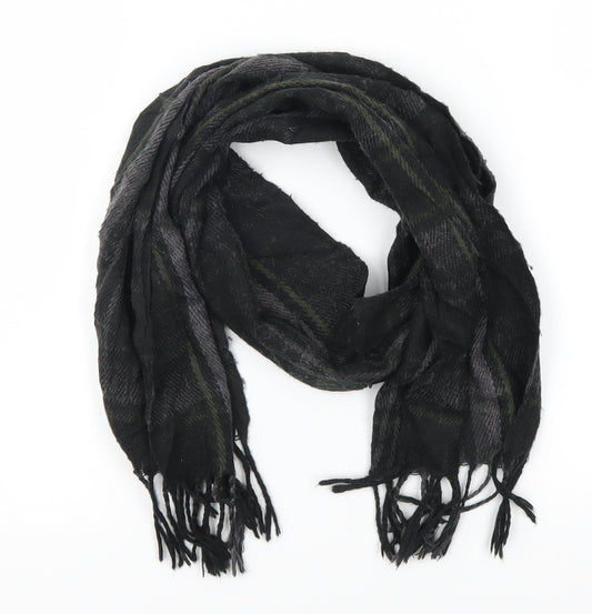 Preworn Womens Black Check   Scarf