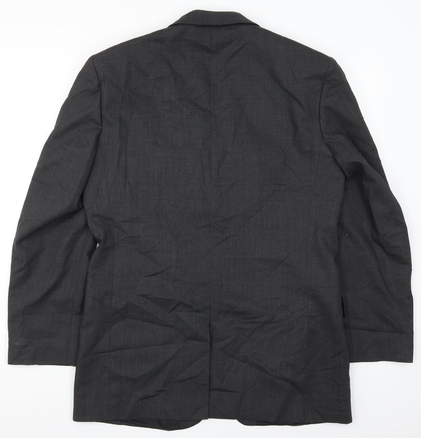 Pinstripe Mens Grey   Jacket Suit Jacket Size 40