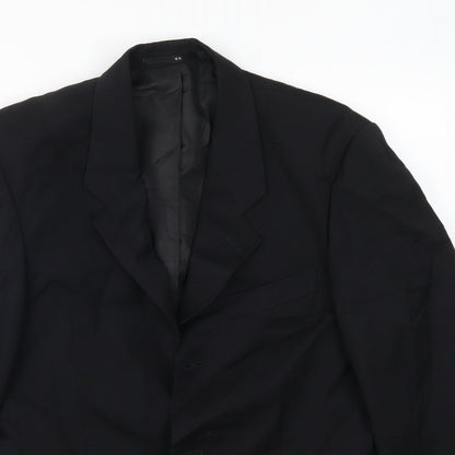 Preloved Becker Mens Black   Jacket Suit Jacket Size 38 - Detail