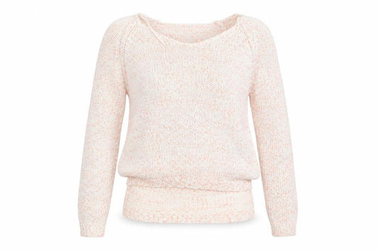 New Look Womens White  Knit Pullover Jumper Size 10