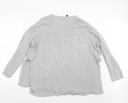 Divided by H&M Womens Grey  Knit Pullover Jumper Size L