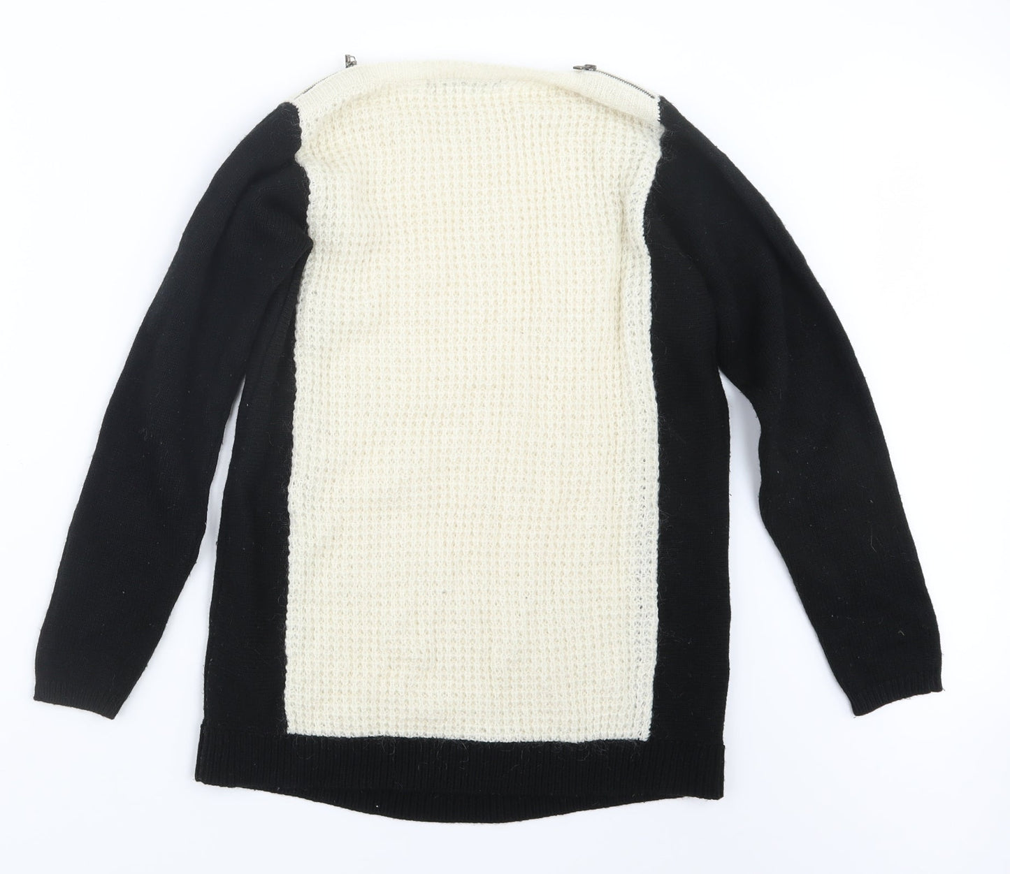 Marks and Spencer Womens Black  Knit Pullover Jumper Size 8