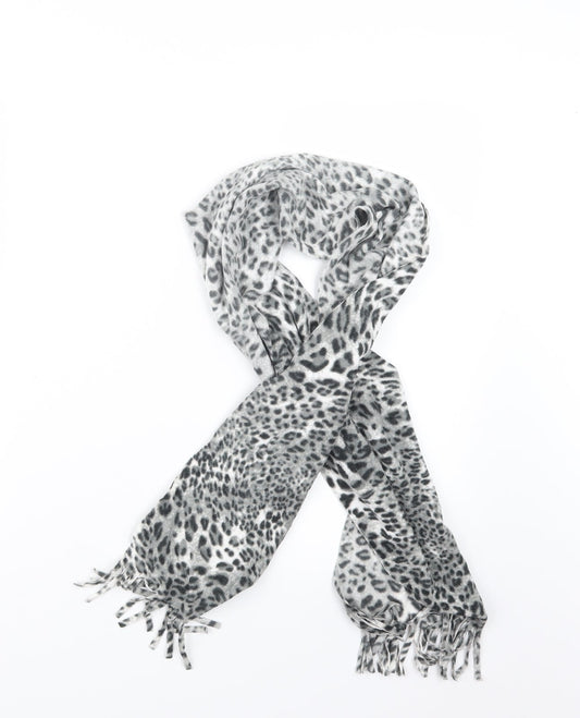 Preworn Womens Grey Animal Print   Scarf