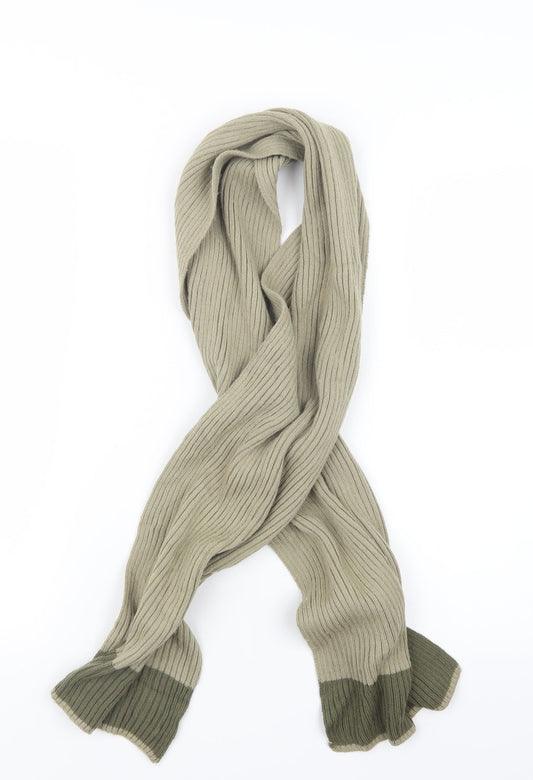 Preworn Mens Green  Knit Scarf  One Size