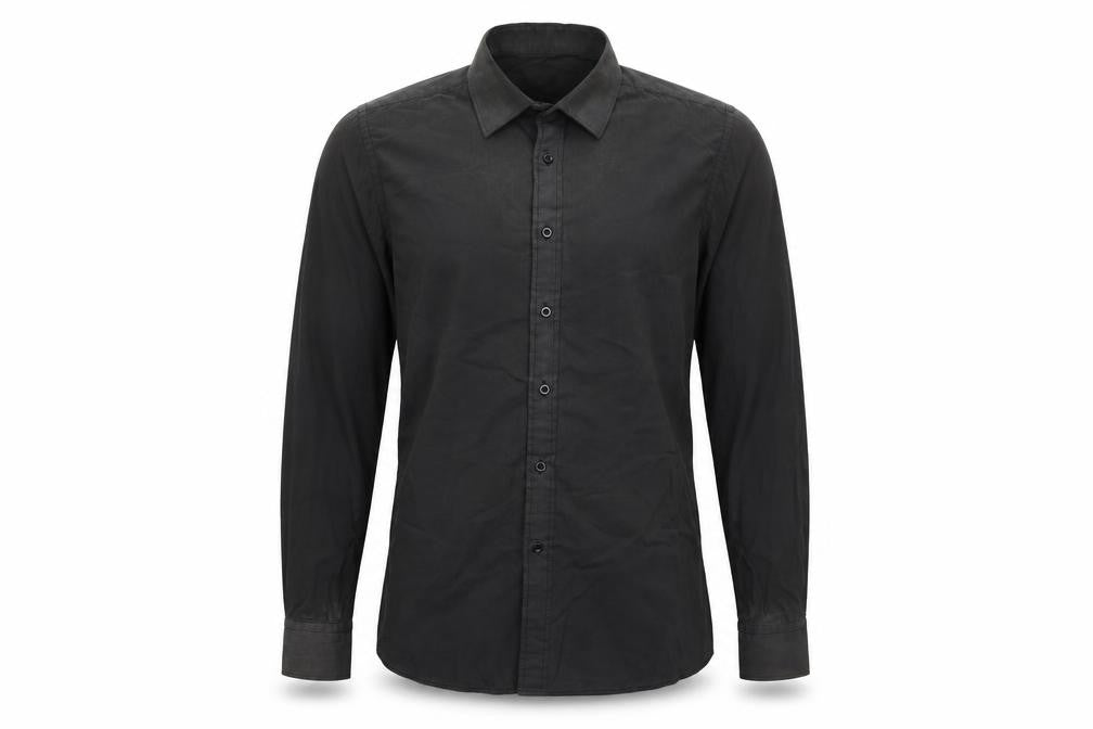 Urban Sprit Mens Black    Button-Up Size S