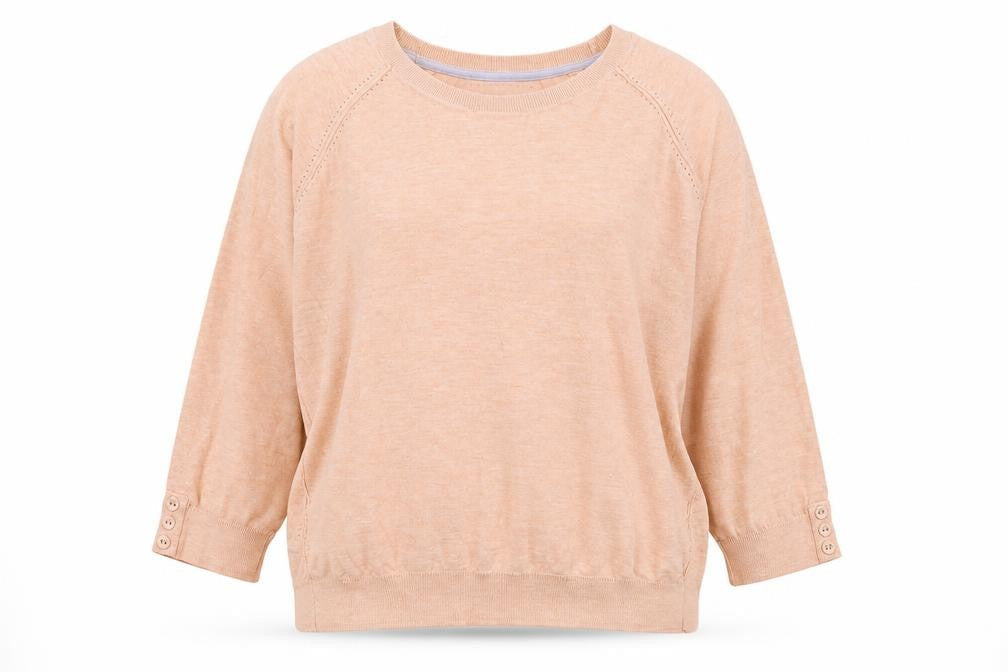 Marks & Spencer Womens Orange  Knit Pullover Jumper Size 14