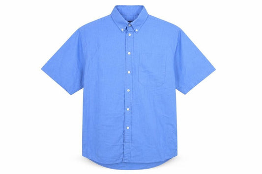 Classics Comfort Mens Blue    Button-Up Size L