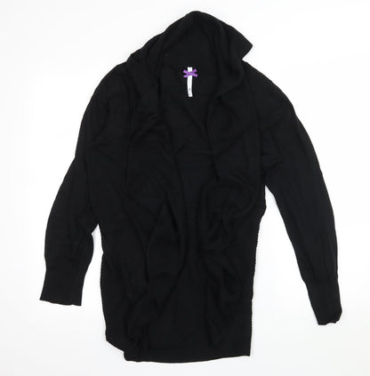 Preloved BHS Womens Black  Knit Cardigan Jumper Size 14 - Front