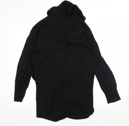 Preloved BHS Womens Black  Knit Cardigan Jumper Size 14 - Back
