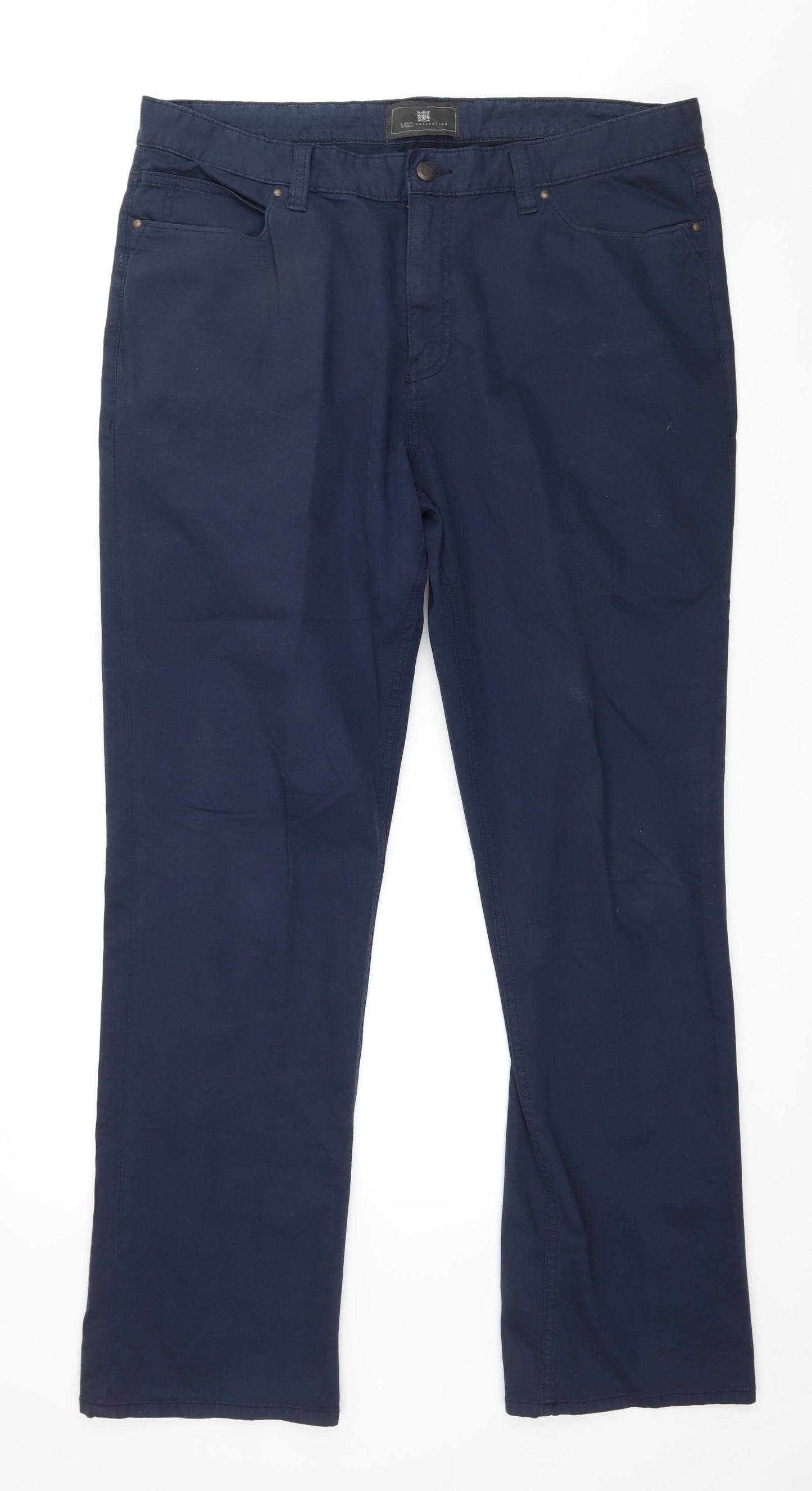 Marks and Spencer Womens Blue   Trousers  Size 36 in L33 in