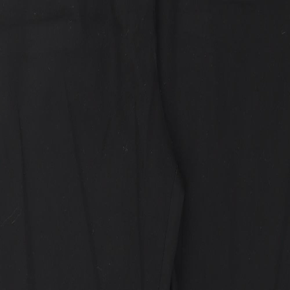 Preworn Womens Black   Trousers  Size 14 L28 in