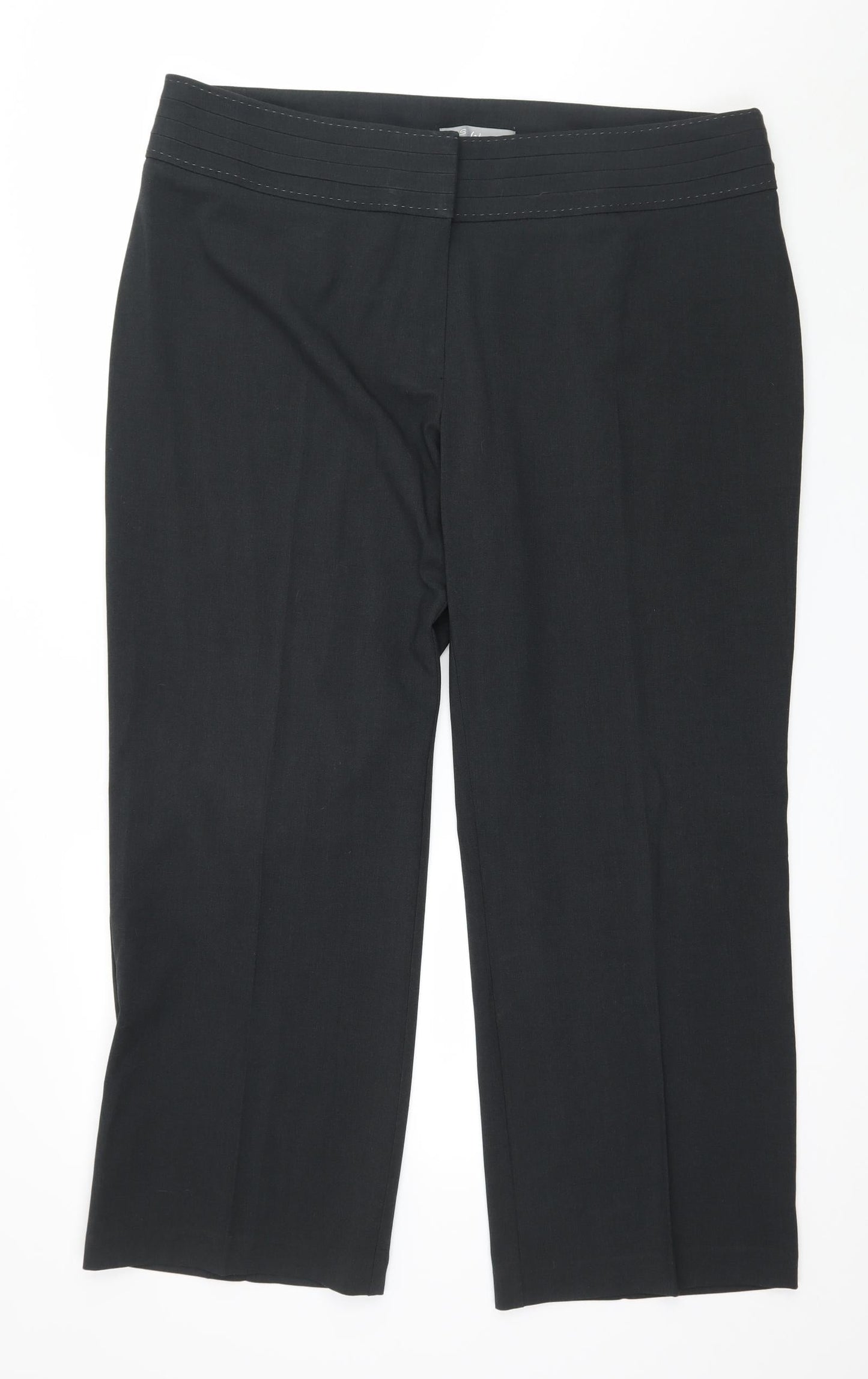Marks and Spencer Womens Grey   Trousers  Size 18 L29 in