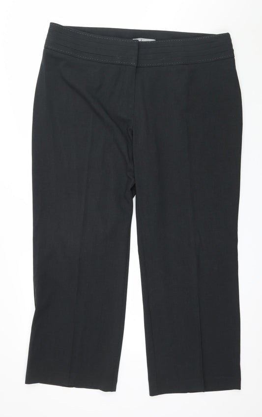 Marks and Spencer Womens Grey   Trousers  Size 18 L29 in