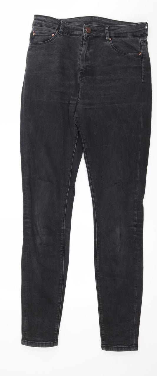 ASOS Womens Grey  Denim Skinny Jeans Size 30 in L36 in