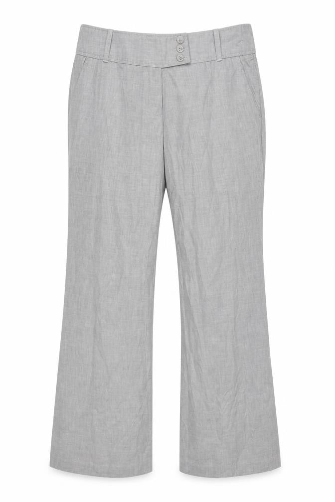H&M Womens Grey   Trousers  Size 14 L32 in
