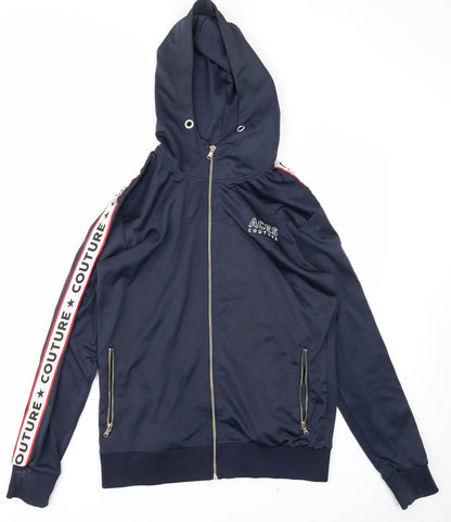 Preloved Aces Couture Mens Blue   Jacket  Size M - Front
