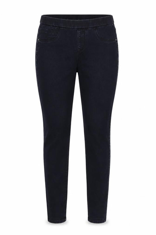 Denim & Co. Womens Black  Denim Jegging Jeans Size 10 L32 in