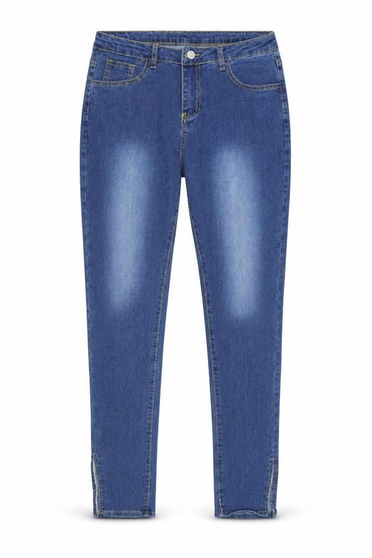 Womens Blue  Denim Skinny Jeans Size M L33 in