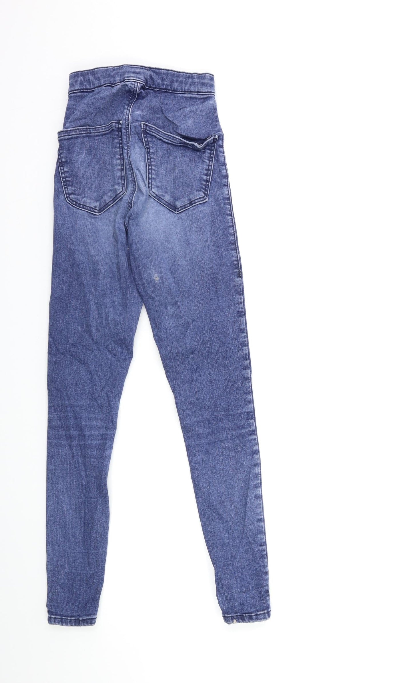 Topshop Womens Blue  Denim Skinny Jeans Size 26 in L30 in