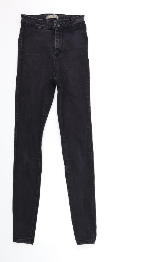 Denim & Co. Womens Black  Denim Skinny Jeans Size 8 L30 in