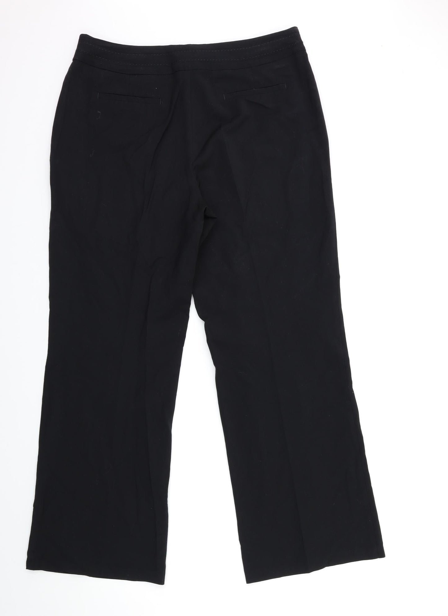 Marks and Spencer Womens Black   Trousers  Size 14 L30 in