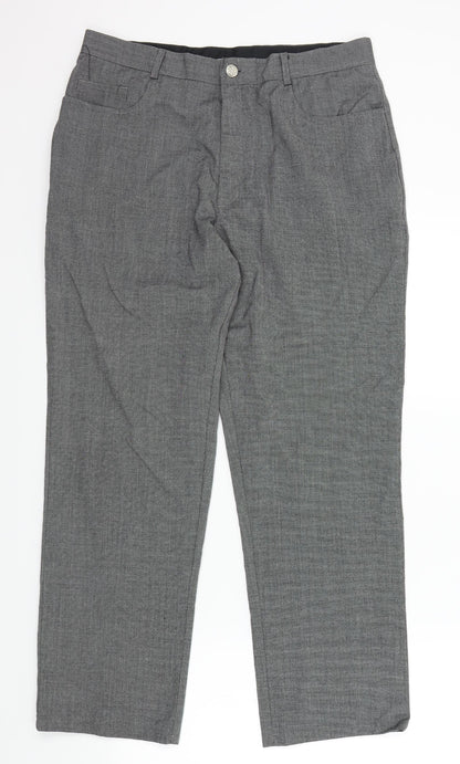 Preloved creonprevis Mens Grey   Trousers  Size 34 L27 in - Front